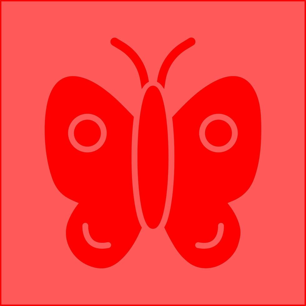 icono de vector de mariposa