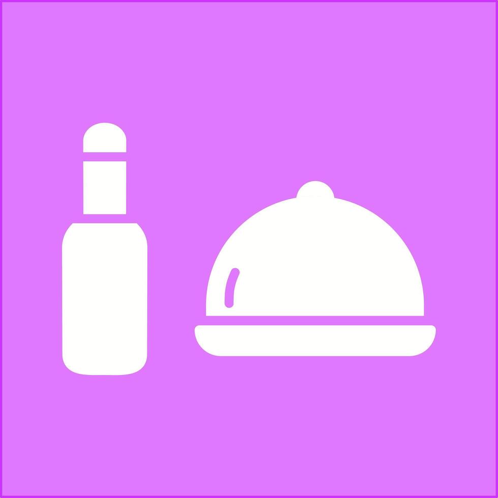 Food and Beer Vector Icon