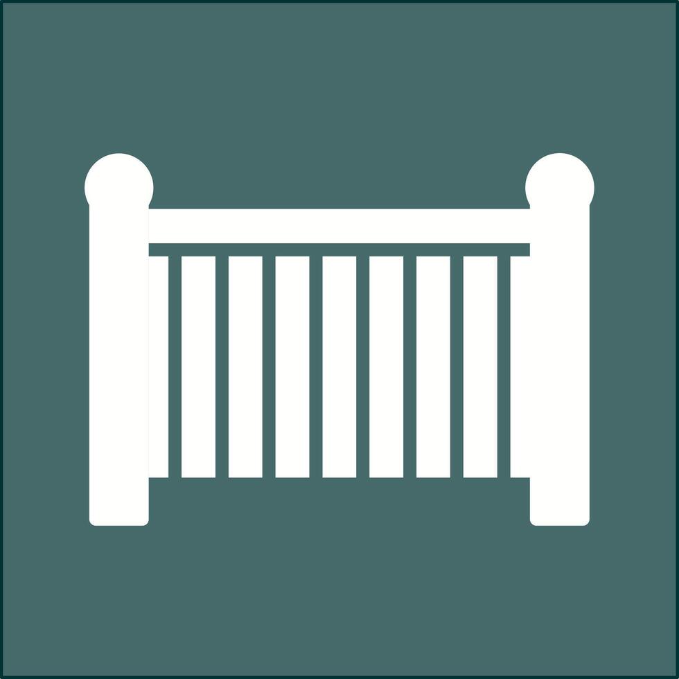 Baby Cot Vector Icon