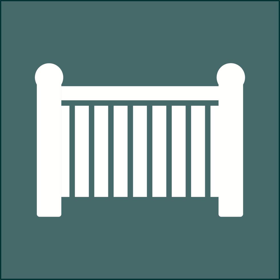 Baby Cot Vector Icon