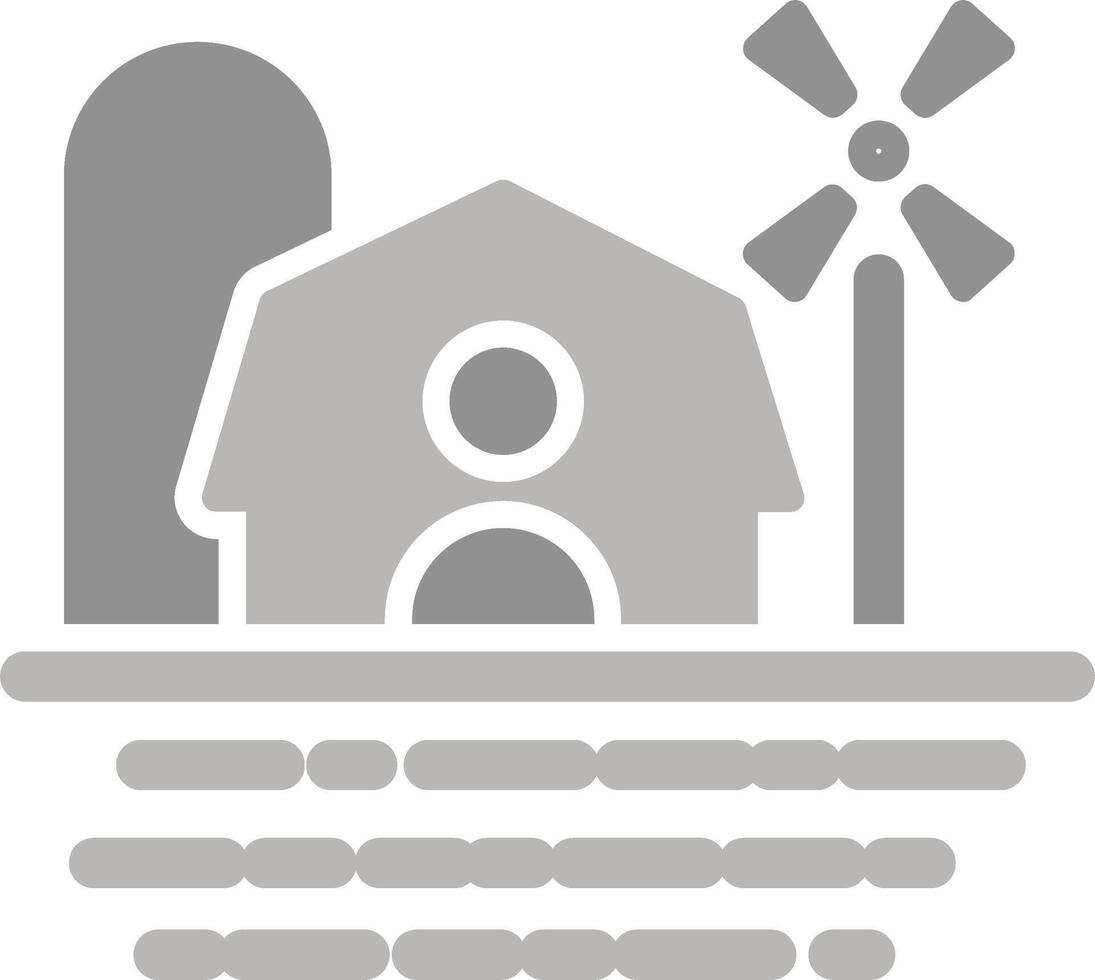 Farm House Vector Icon