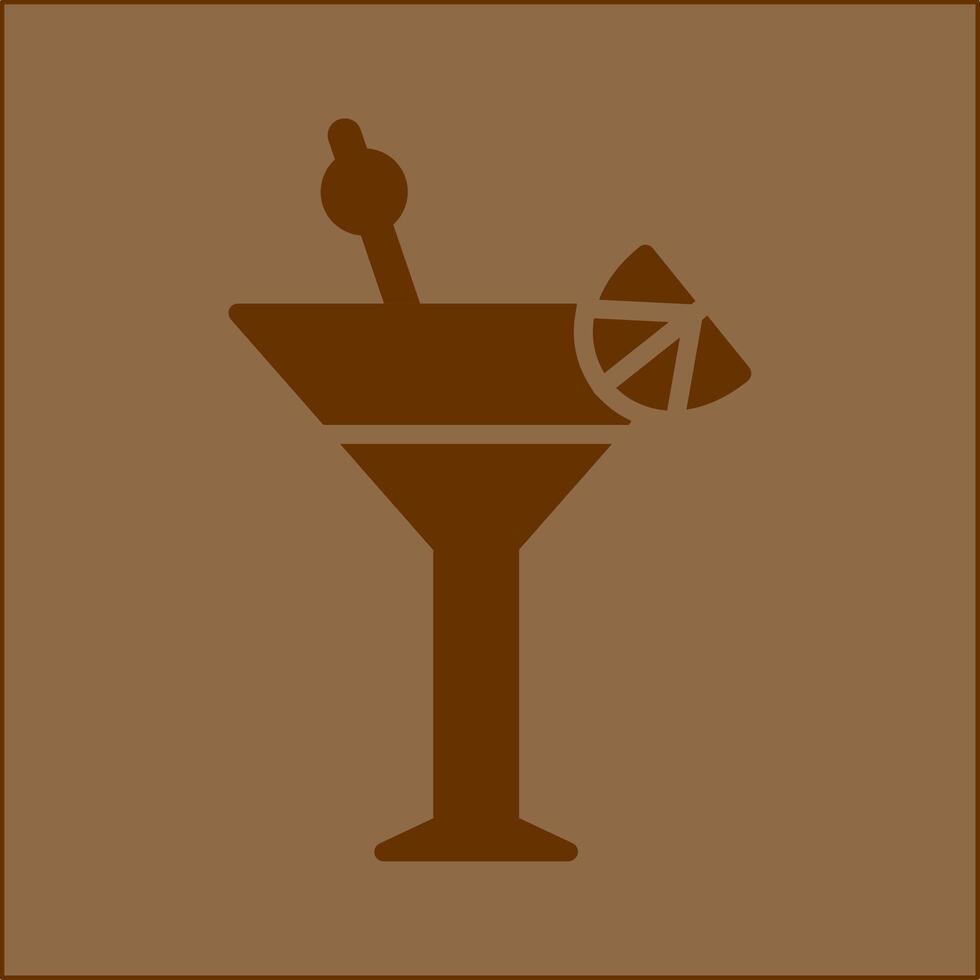 icono de vector de martini