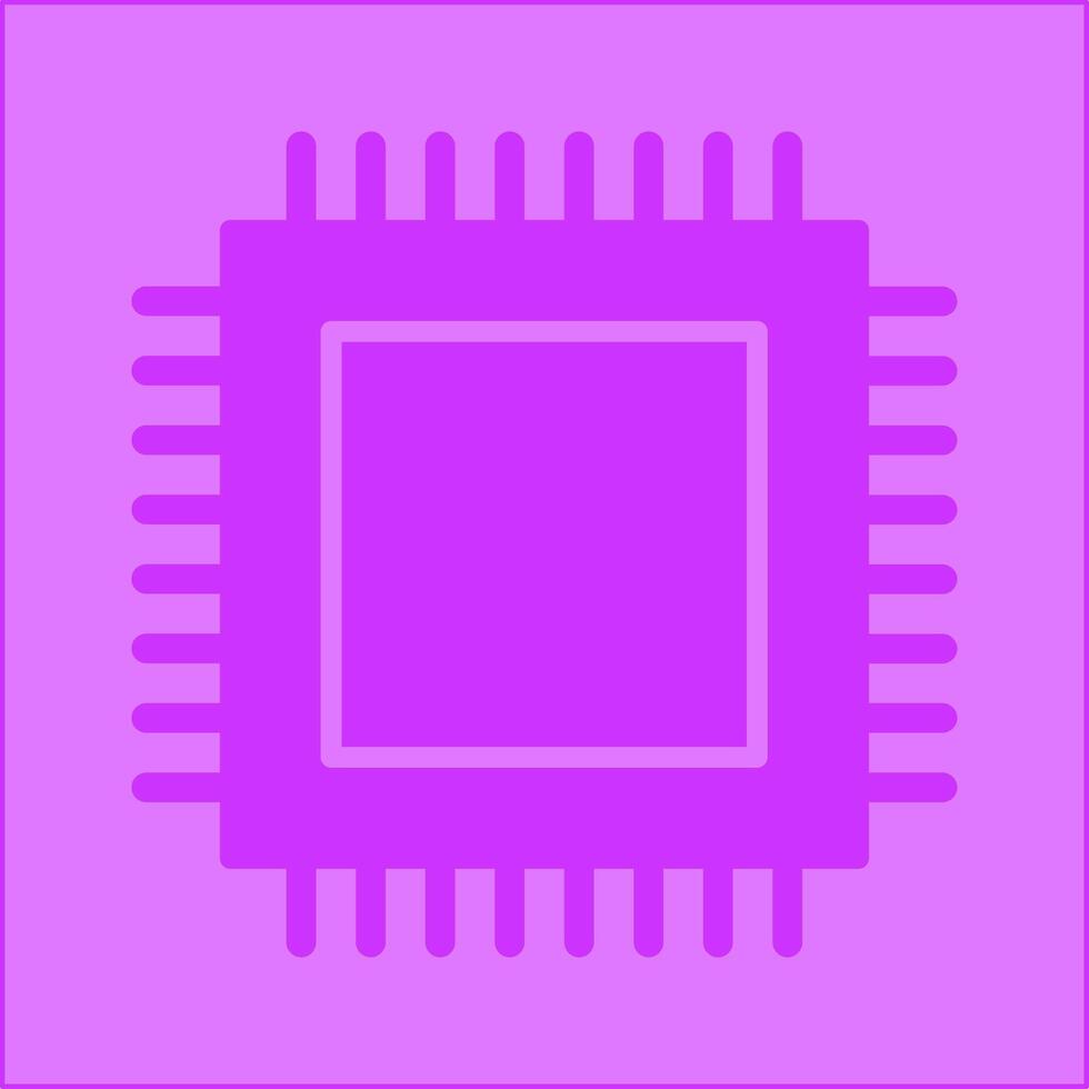 icono de vector de cpu