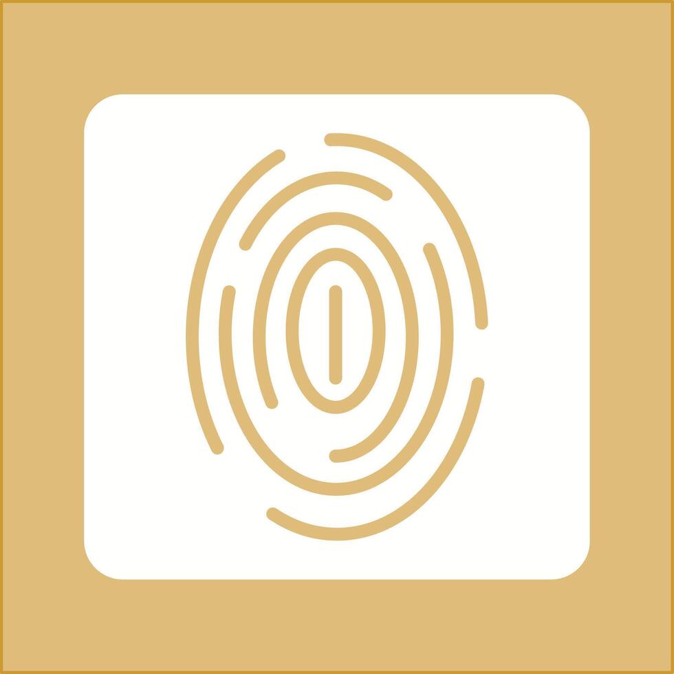 Fingerprint Vector Icon