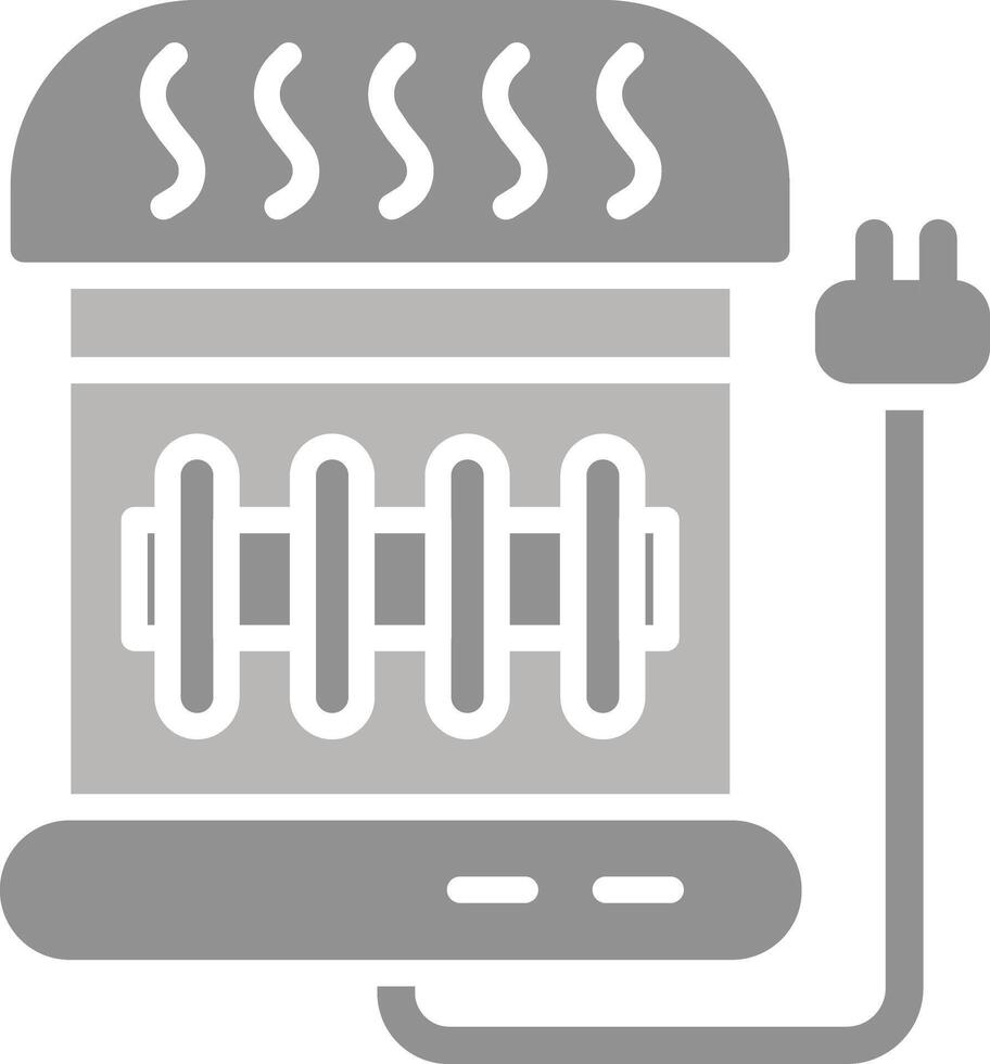 Electric Heater Vector Icon