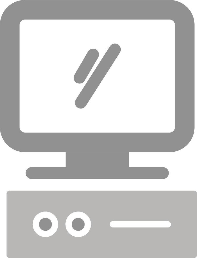 Computer Vector Icon