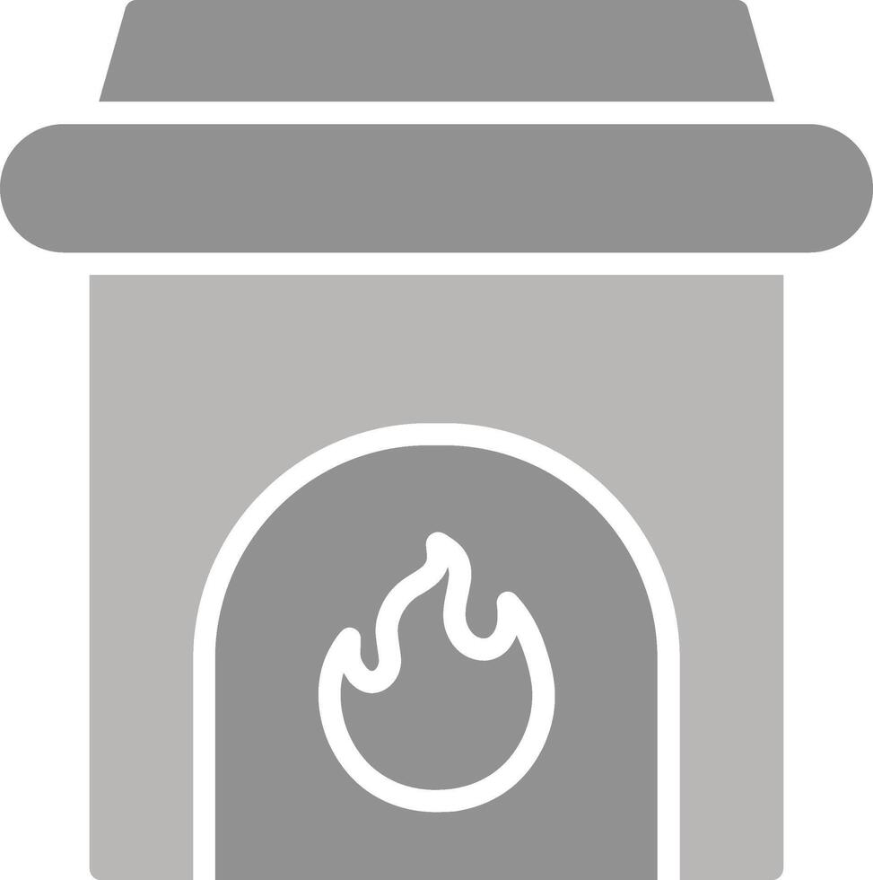 Fireplace Vector Icon