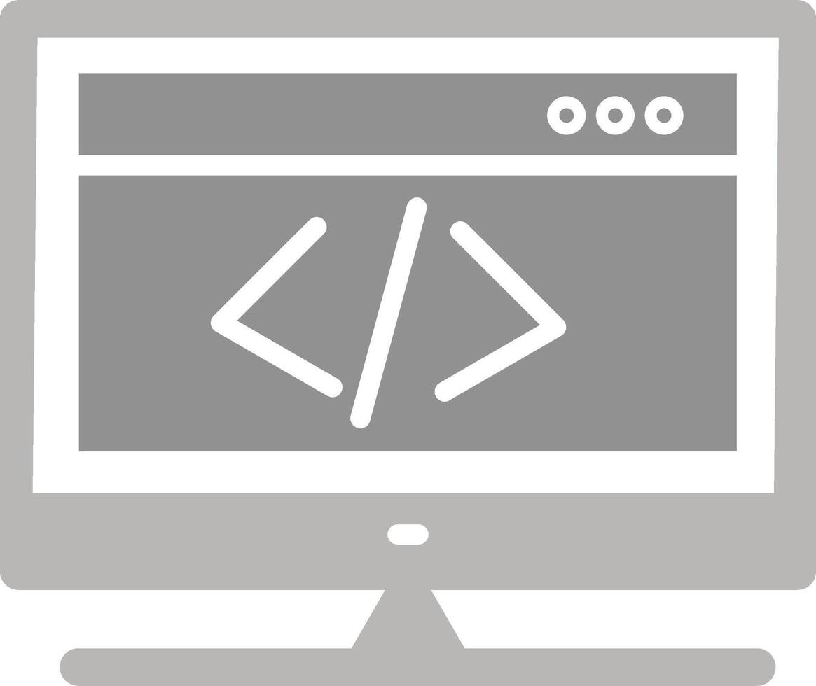 HTML Coding Vector Icon