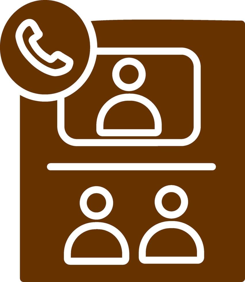 Conference Call Vector Icon