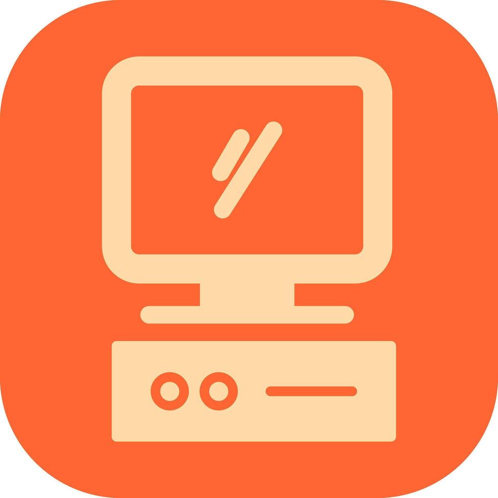 Computer Vector Icon