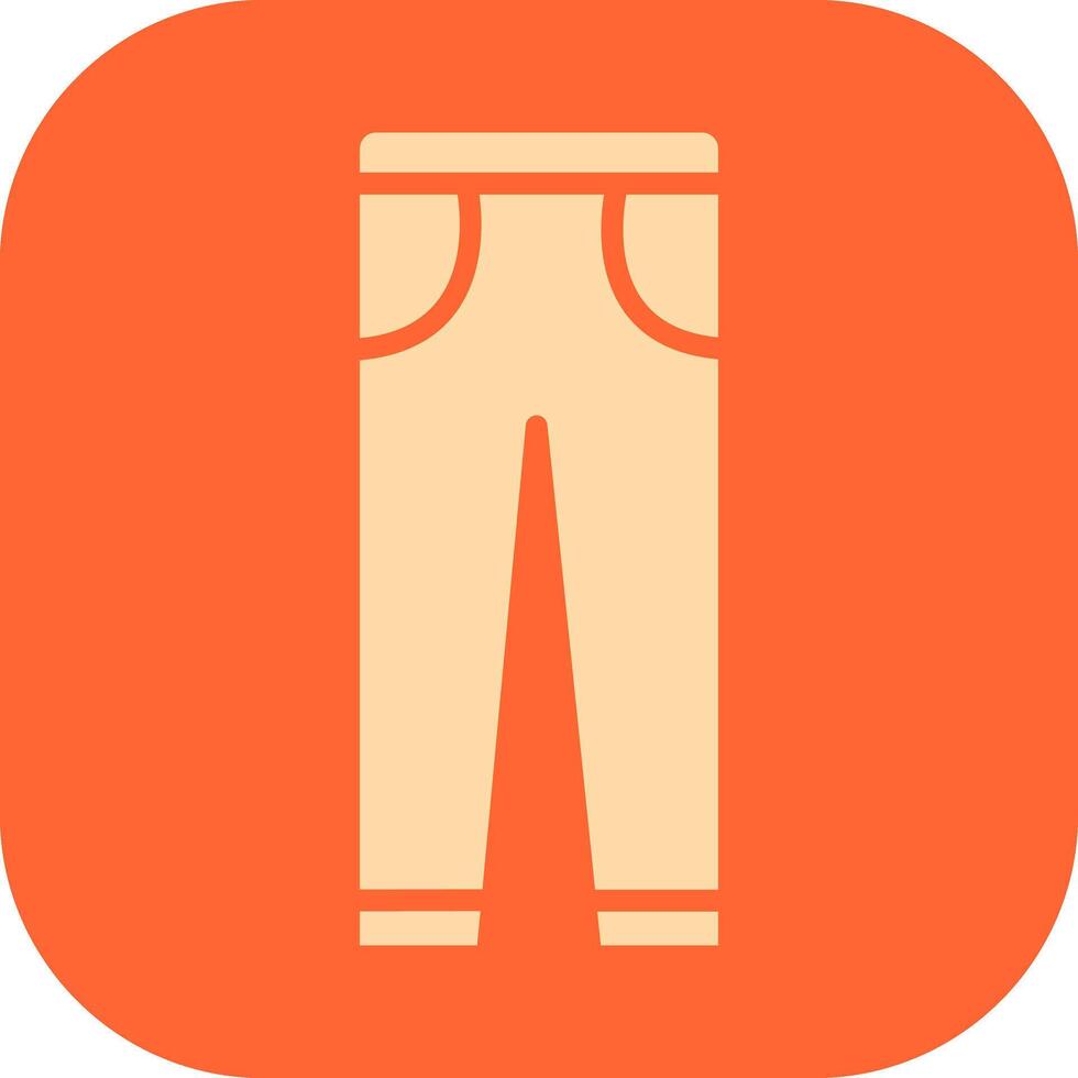 icono de vector de pantalones