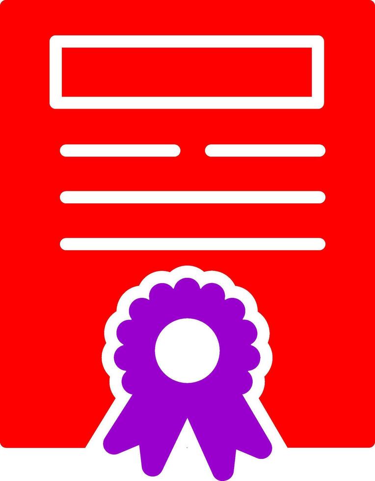 Certificate Vector Icon