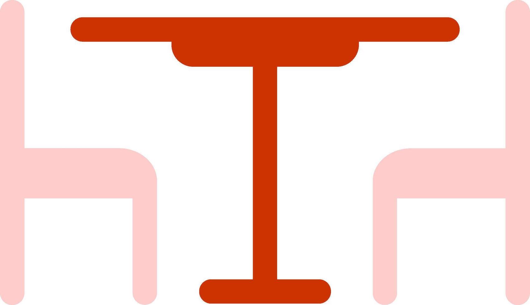 Lunch Table Vector Icon