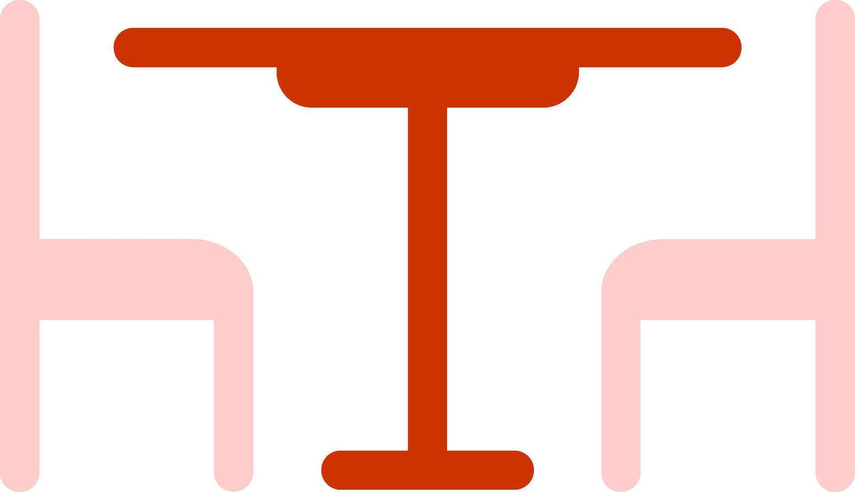 Lunch Table Vector Icon