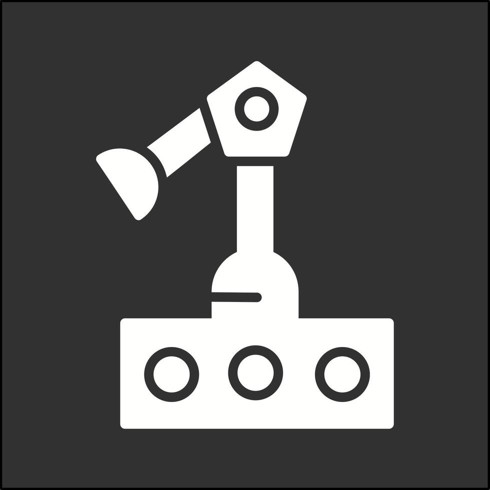 industrial brazo vector icono