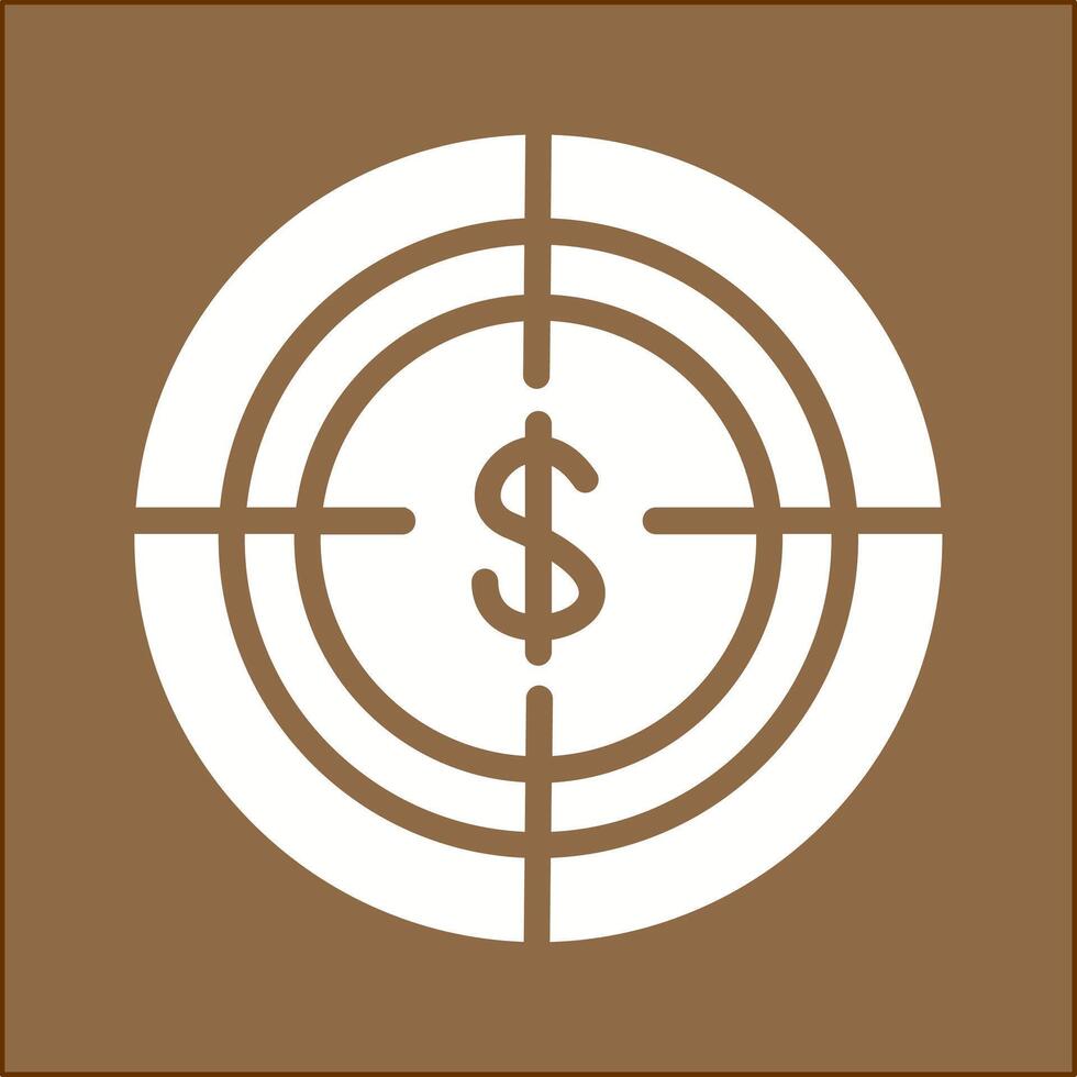 Economic Target Vector Icon