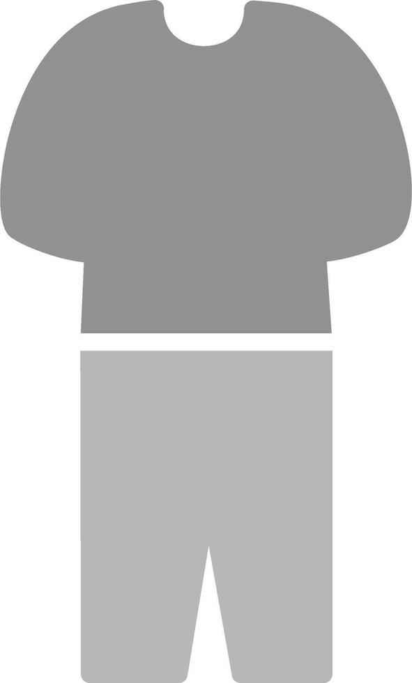 Pyjamas Suit Vector Icon