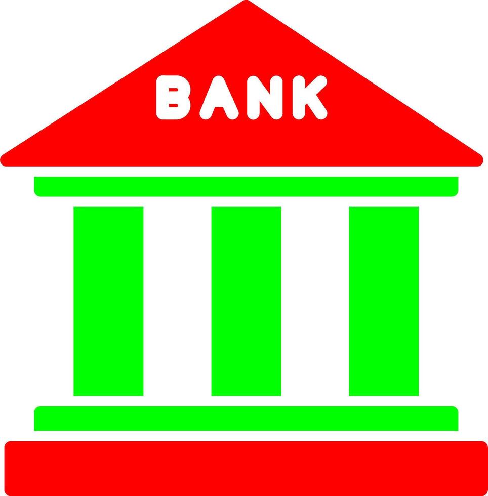 icono de vector de banco