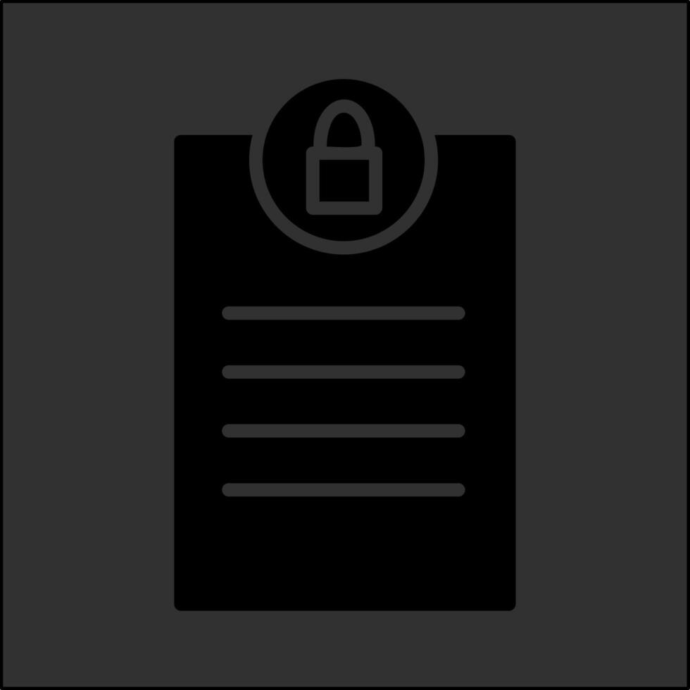 Privacy Page Vector Icon
