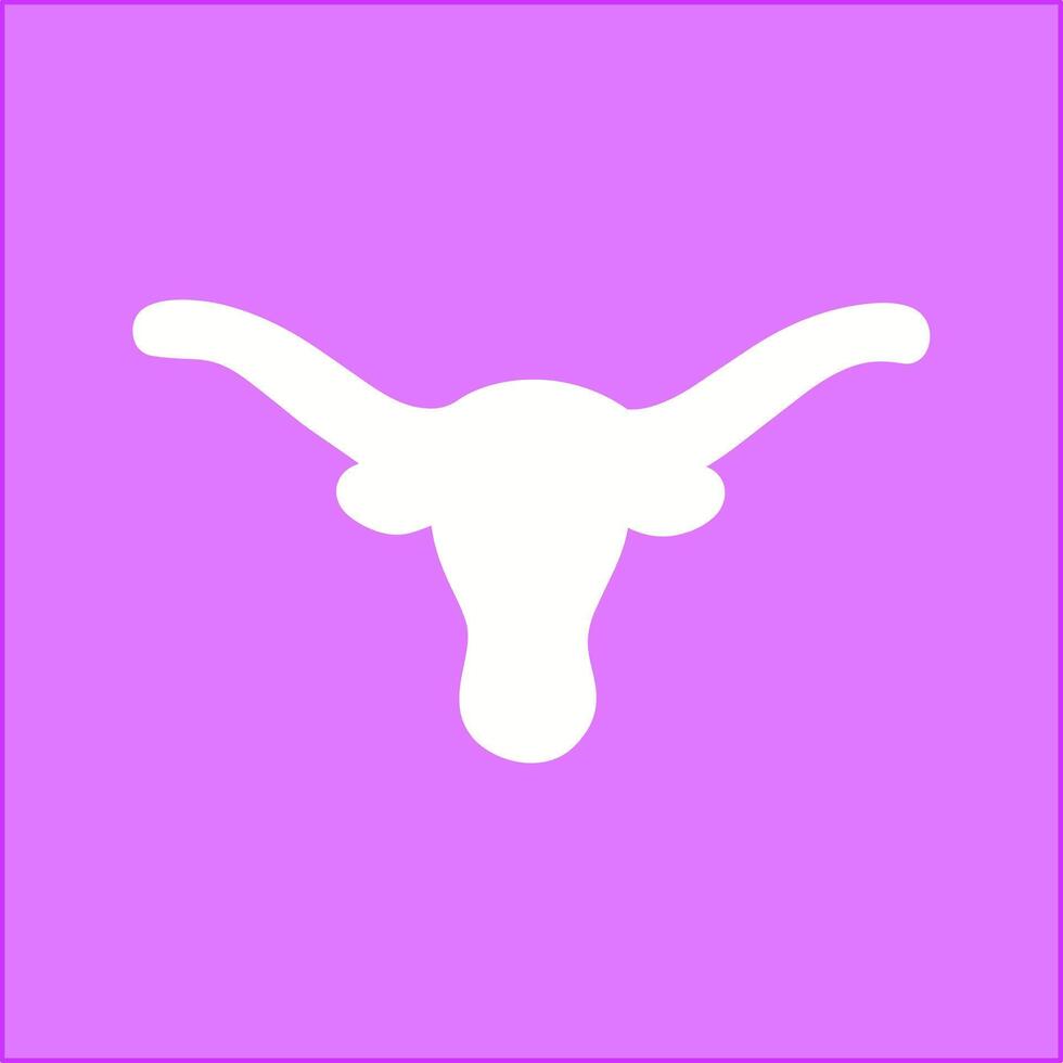 Bull Horns Vector Icon