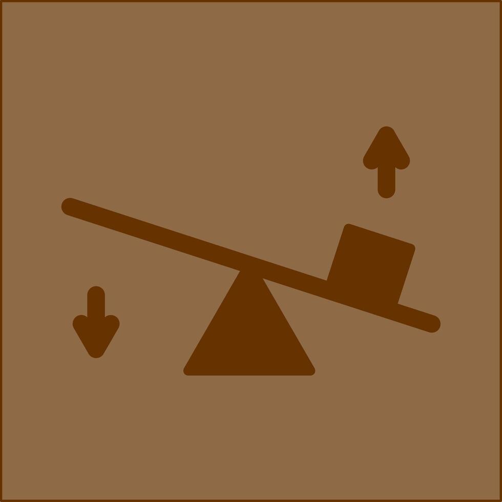 Seesaw Vector Icon