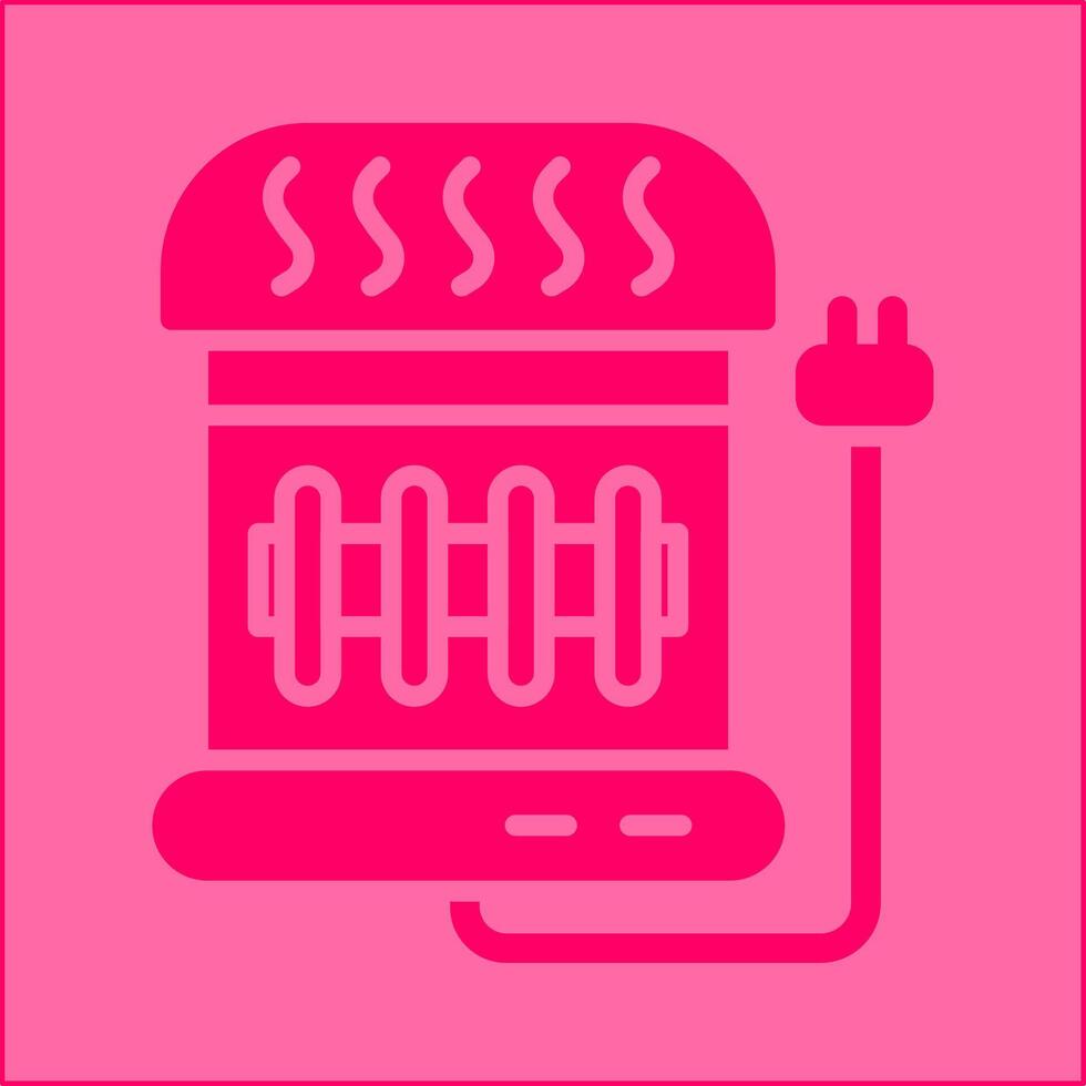 Electric Heater Vector Icon