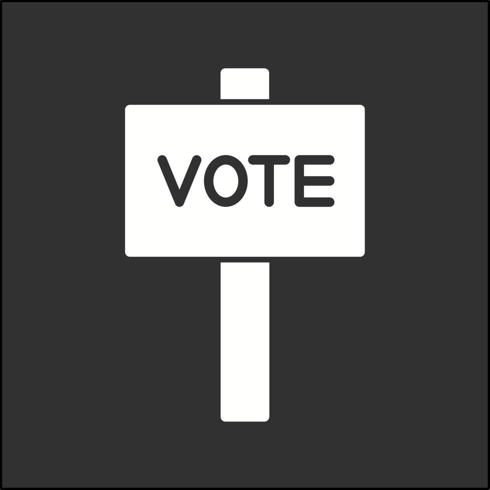 icono de vector de voto