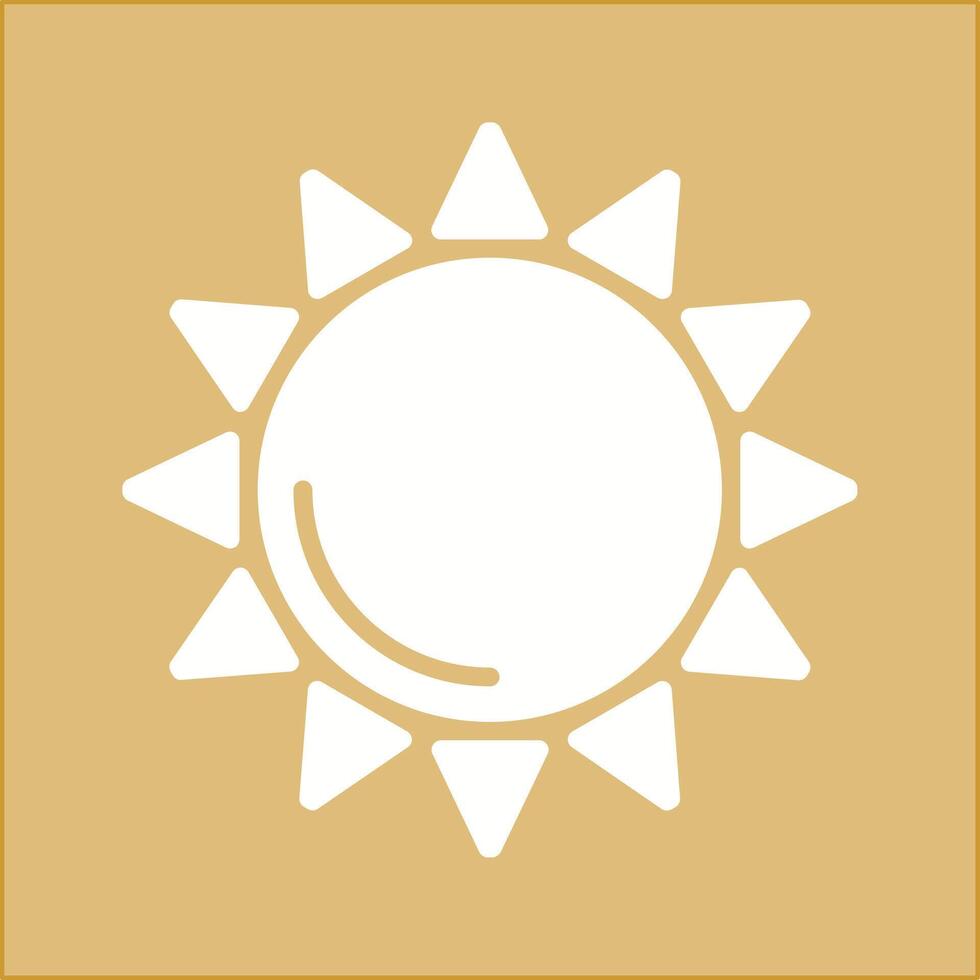 Sun Vector Icon