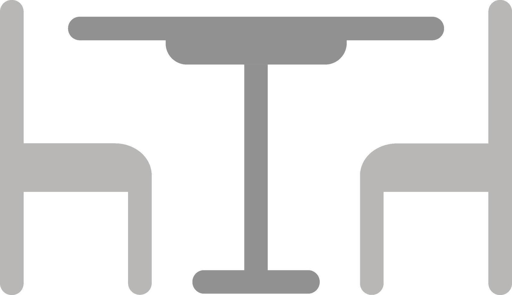 Lunch Table Vector Icon