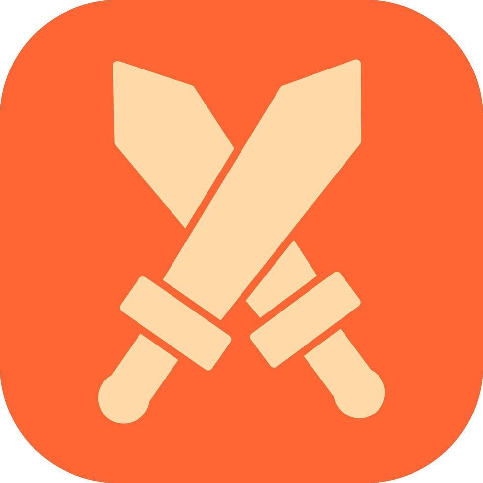 Two Swords Vector Icon