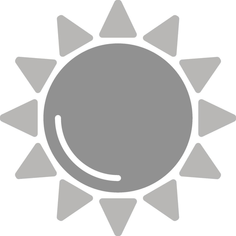 icono de vector de sol