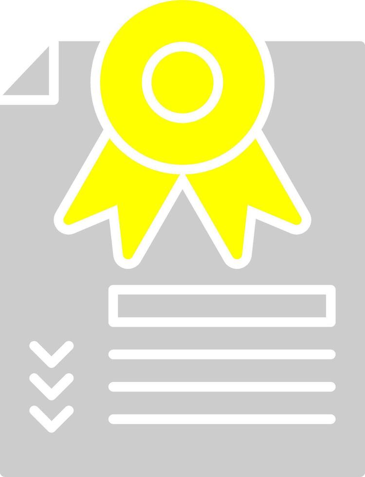 icono de vector de diploma