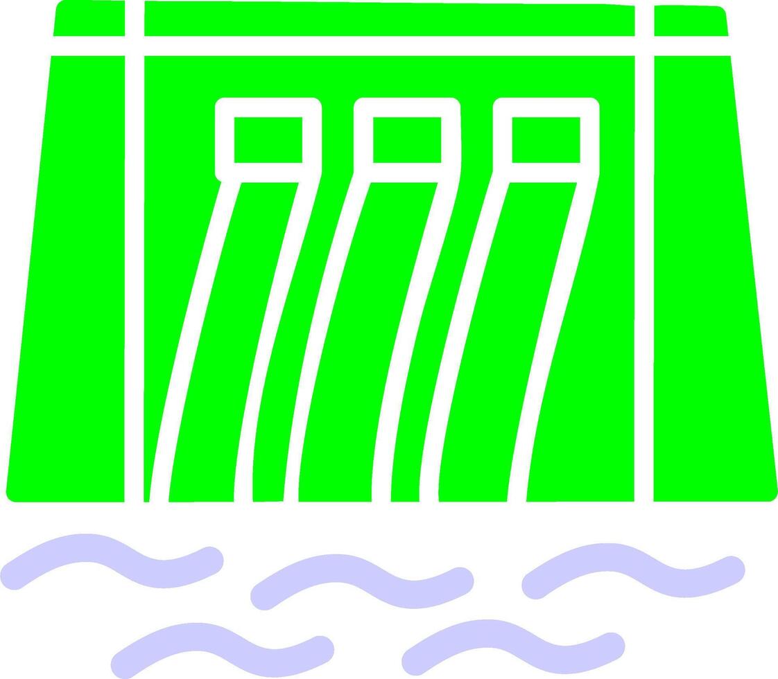 Water Dam Vector Icon