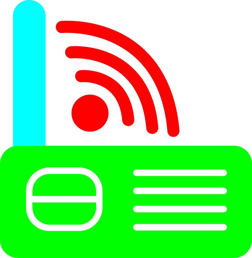 módem Wifi vector icono