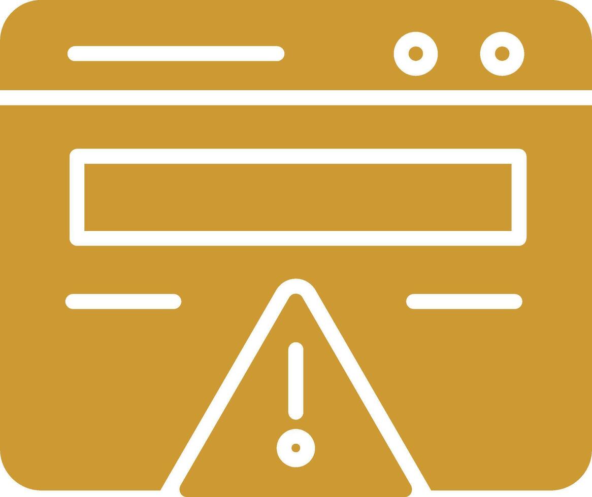 Web Error Vector Icon