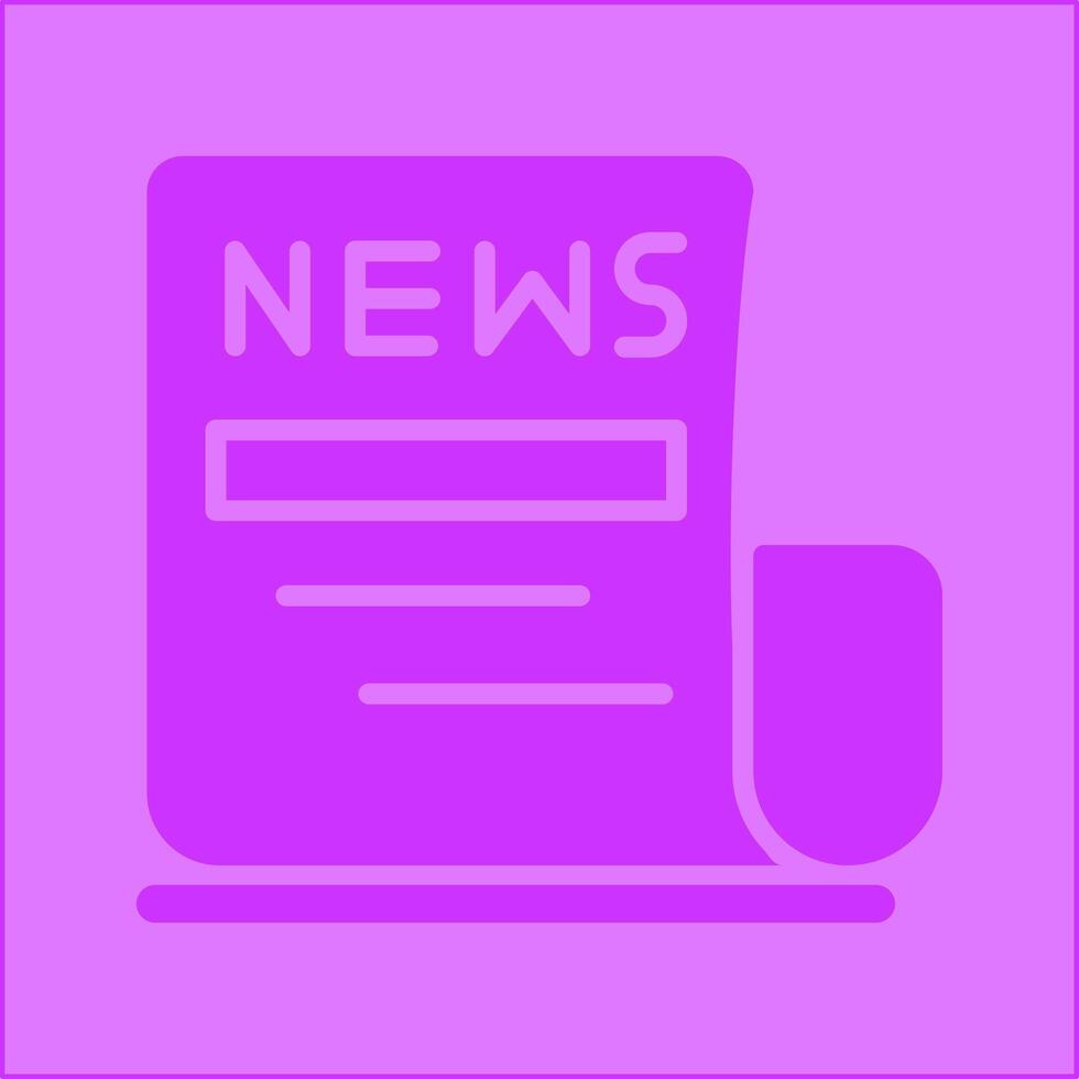 Newspaper Vector Icon