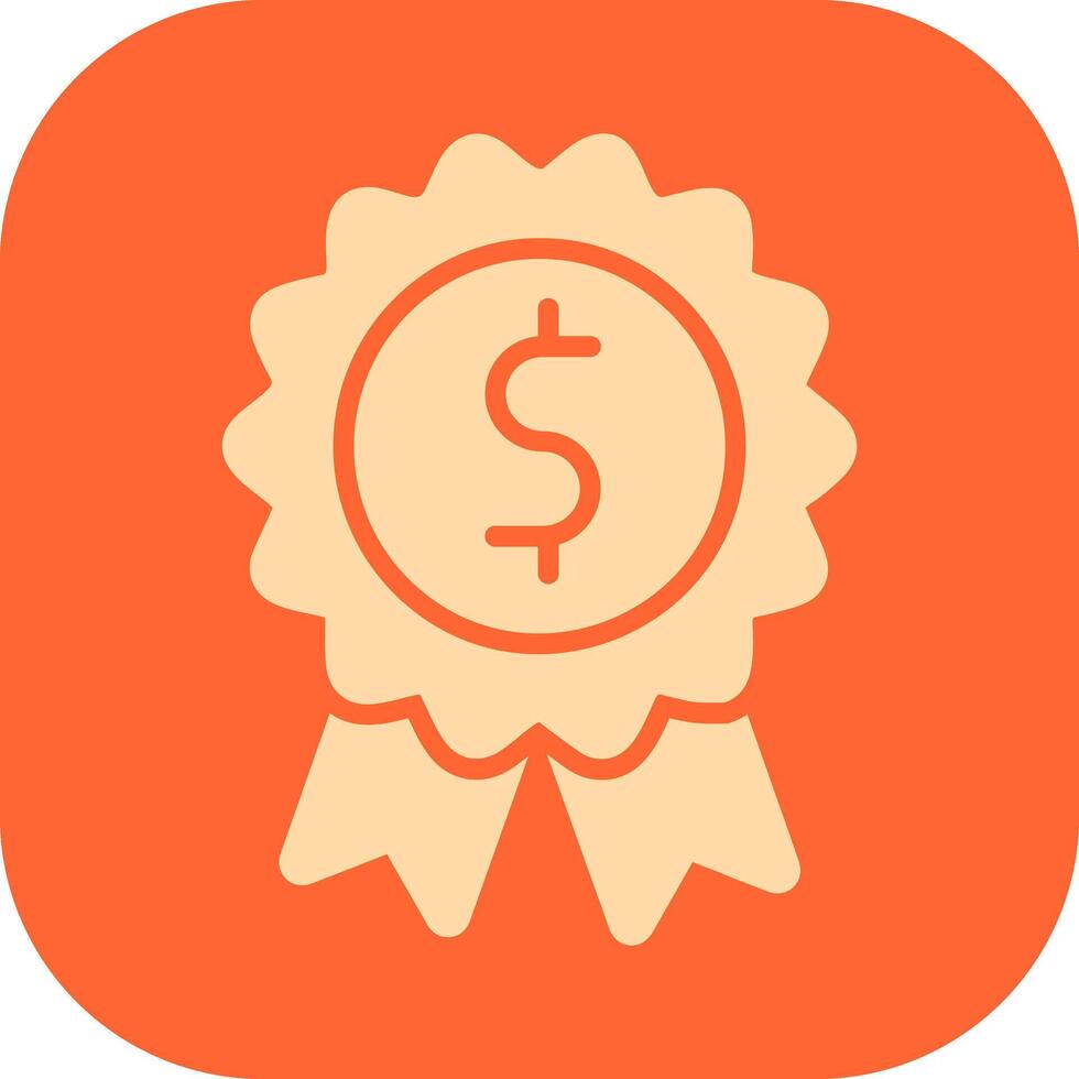 Dollar Badge Vector Icon