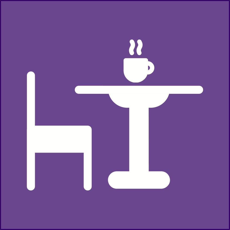 Tea Table Vector Icon