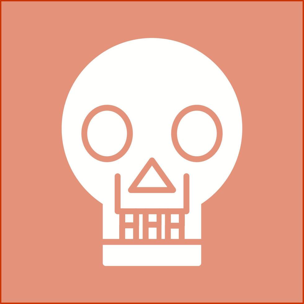 Skull X ray Vector Icon