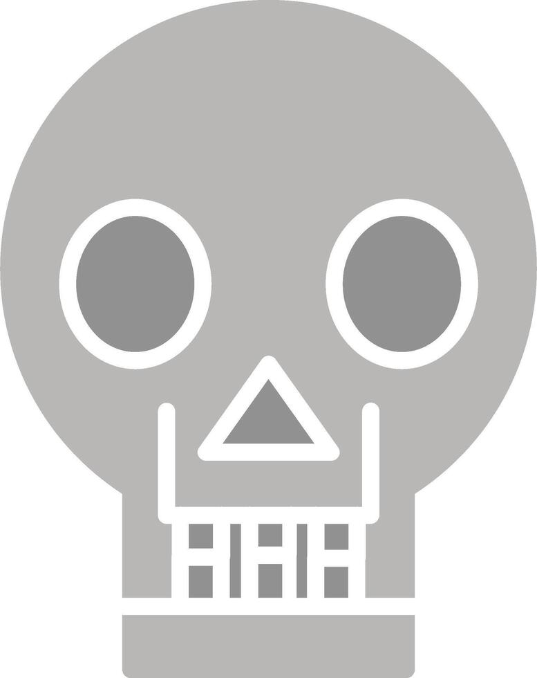 Skull X ray Vector Icon