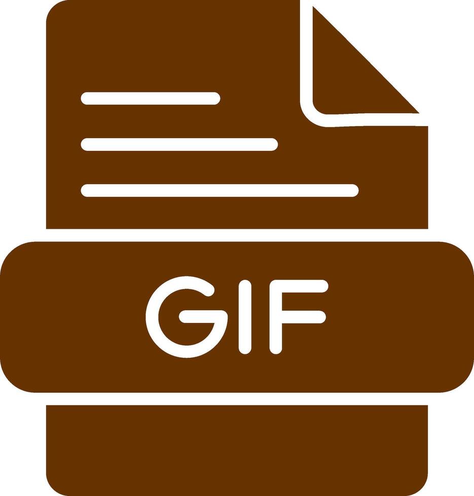 icono de vector de gif