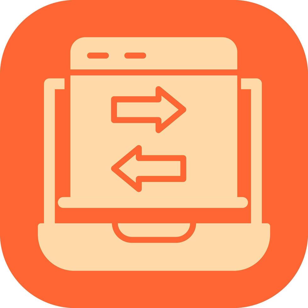 Data Transfer Vector Icon