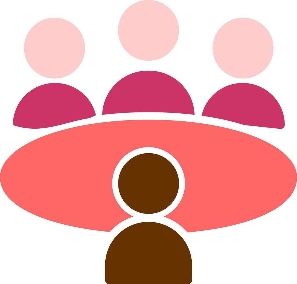 Conference Table Vector Icon
