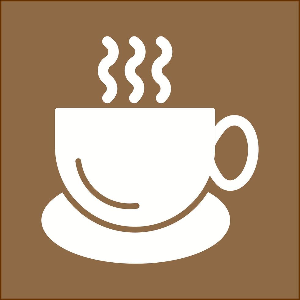 icono de vector de taza de café