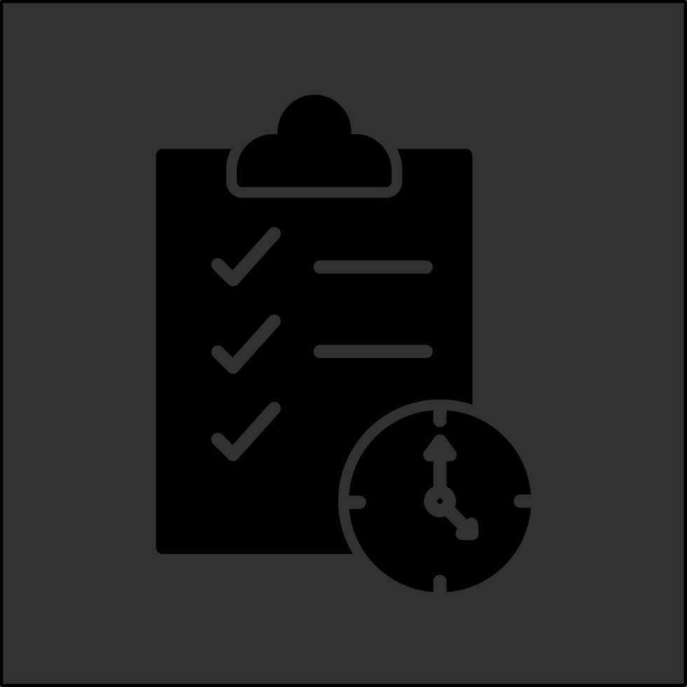 Time Management Vector Icon