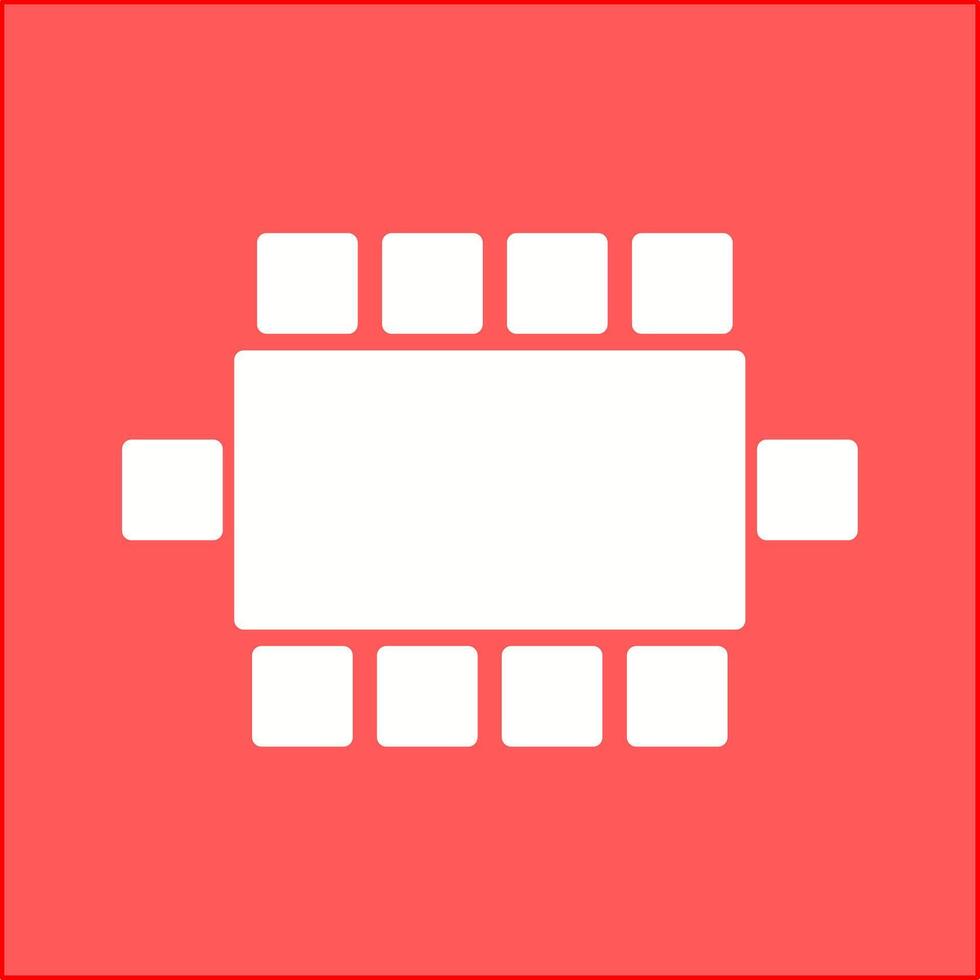 Conference Room Chair Vector Icon