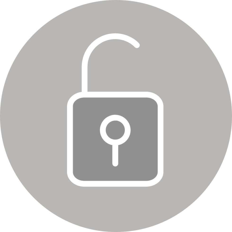 Open Lock II Vector Icon