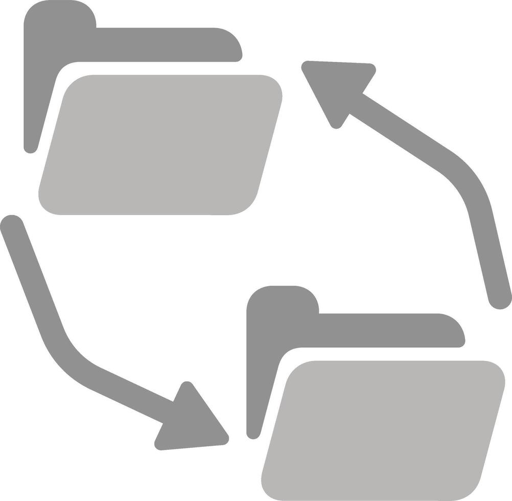 Data Exchange Vector Icon