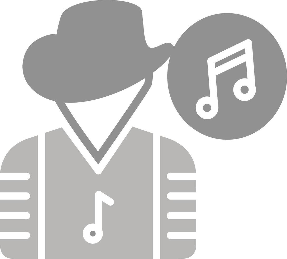 músico vector icono