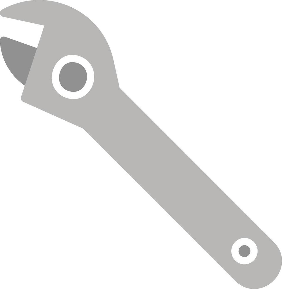 icono de llave inglesa vector